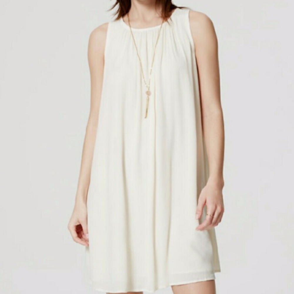 LOFT Blanca Trapeze Dress